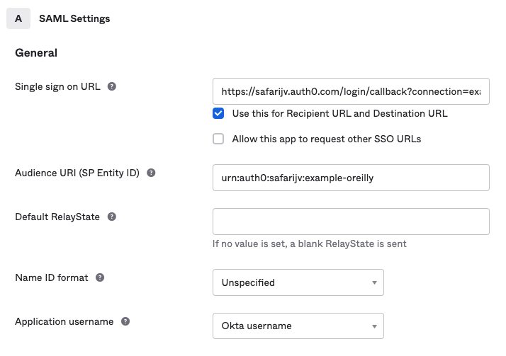 Okta SSO step 4