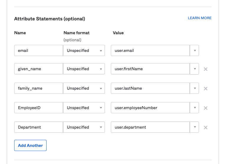 Okta SSO step 5