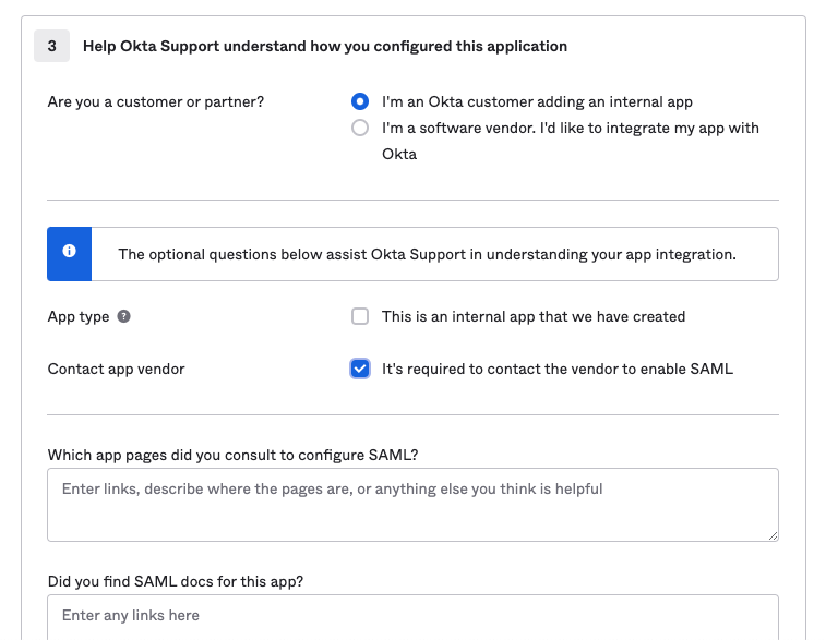 Okta SSO step 6